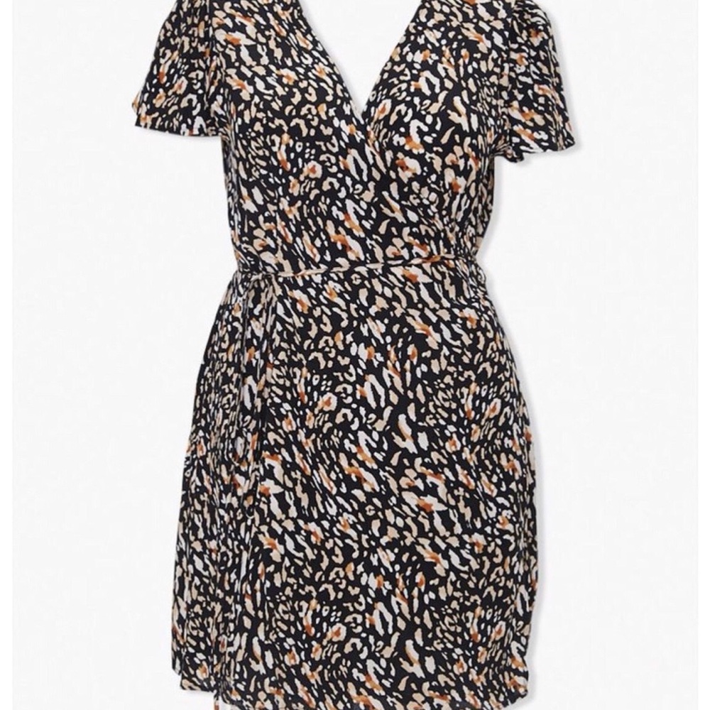 Leopard Wrap Dress